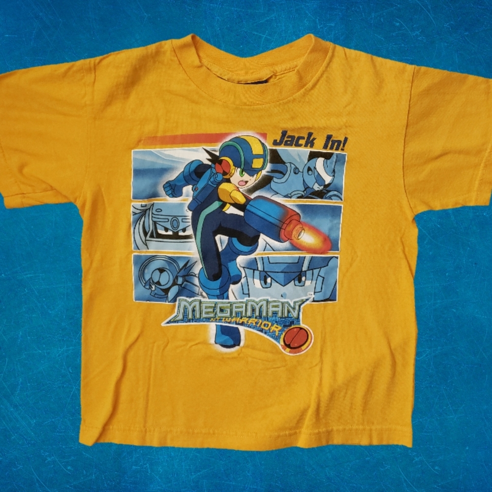2004 Kids Megaman NT Warrior Tshirt Youth Large